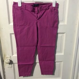 Purple. Old Navy. Ankle Length. Pants.